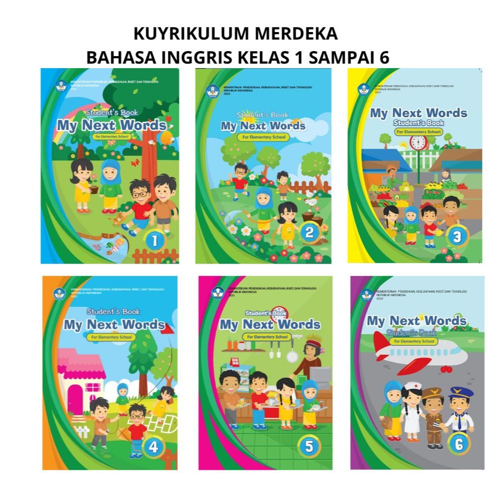 Jual Buku Bahasa Inggris Kelas 1 2 3 4 5 6 My Next Word Kurikulum ...