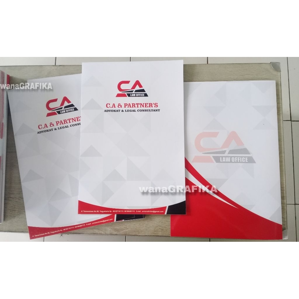 Jual cetak stopmap ivory 260gr FREE desain folio | Shopee Indonesia