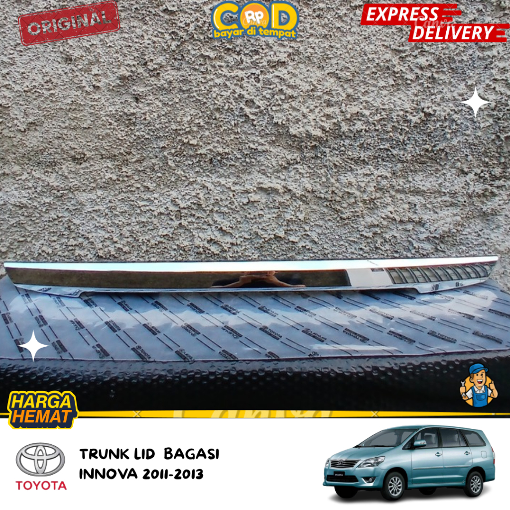 Jual TRUNK LID BAGASI / TOYOTA INNOVA TAHUN 2011-2013 CHROME | Shopee ...