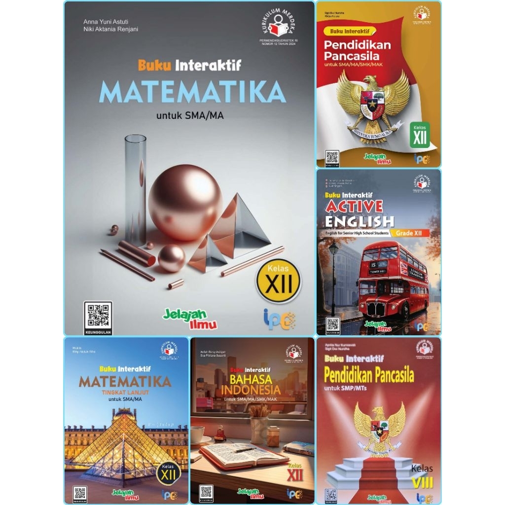 Jual Buku Interaktif Pendamping SMA Kelas XII, 12 Kurikulum Merdeka ...