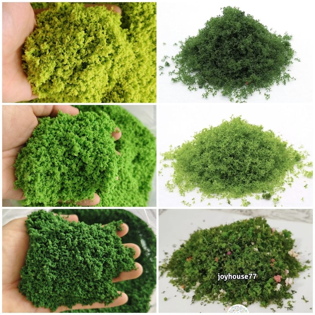 Jual 15gr Rumput Tabur Spon Sponge Foliage Foam Bahan Maket Diorama ...