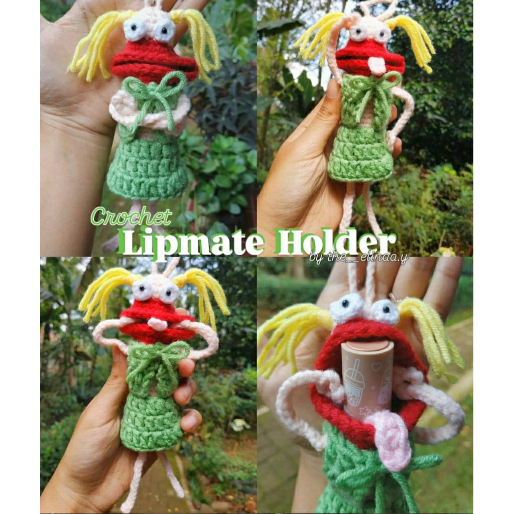 Jual ELINA CROCHET LIPMATE HOLDER UGLY TEMPAT LIPMATE RAJUTAN | Shopee ...