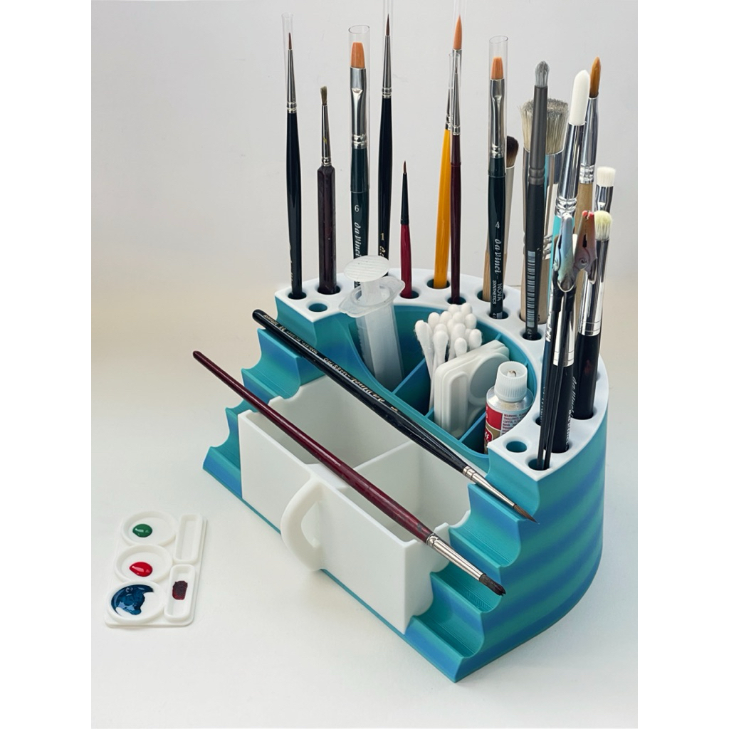 Jual Paint Brush Rack | Paint brush Stand | Painting Organizer | Rack ...