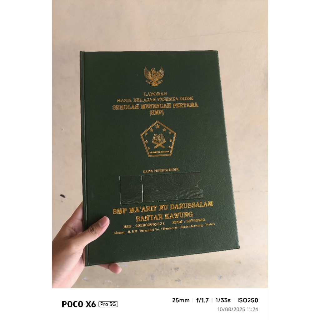 Jual SAMPUL MAP RAPORT / IJAZAH CASTOM, HOT PRINT/EMBOS | Shopee Indonesia