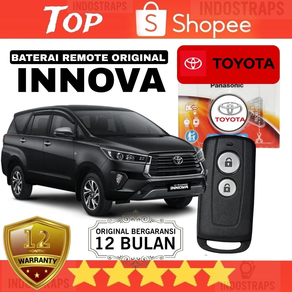 Jual Baterai remote Innova reborn battery remote mobil Toyota Inova ...