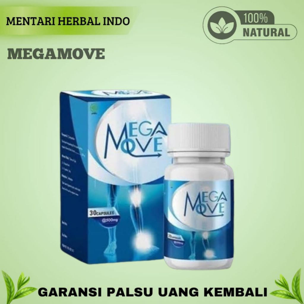 Jual MEGAMOVE 100% Asli Obat Mega Move Herbal Atasi Nyeri Sendi Tulang ...