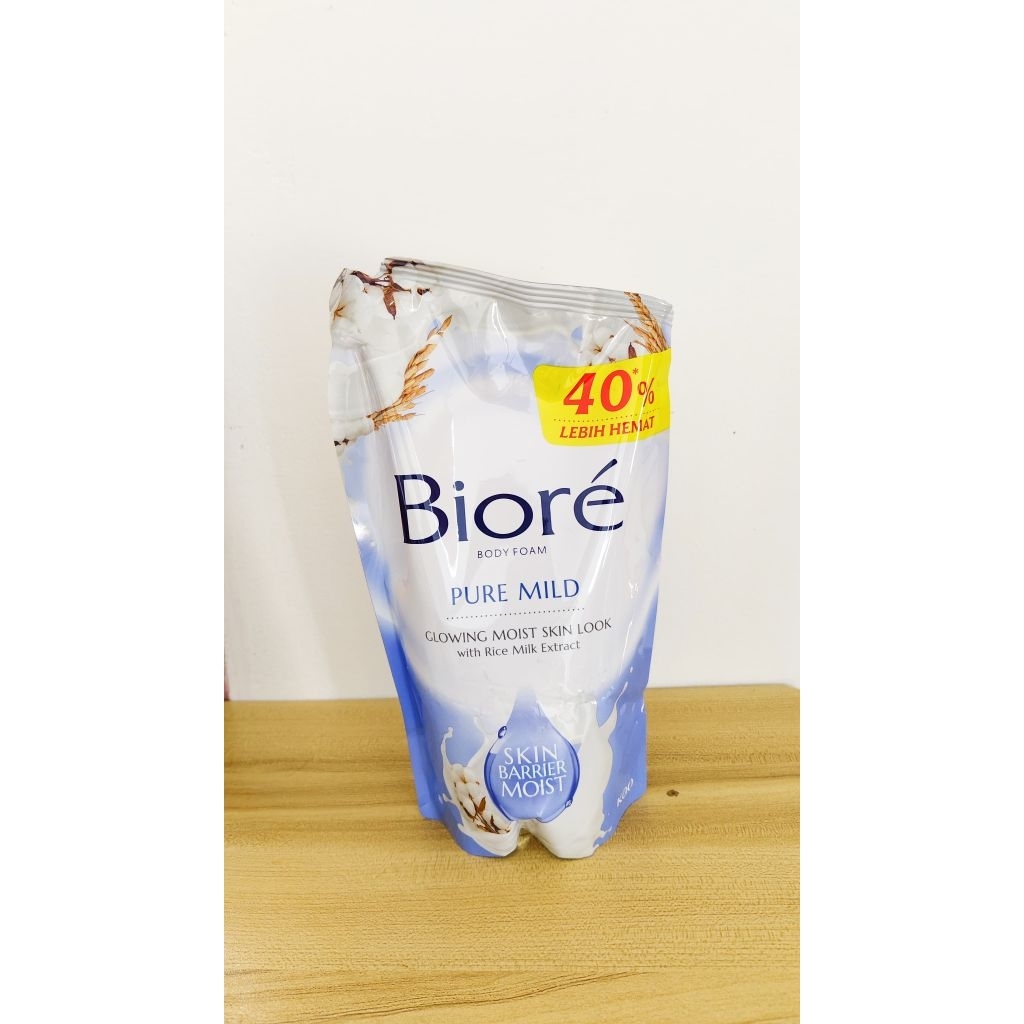 Jual Biore pure mild Sabun Cair Body Foam 800 ml | Shopee Indonesia