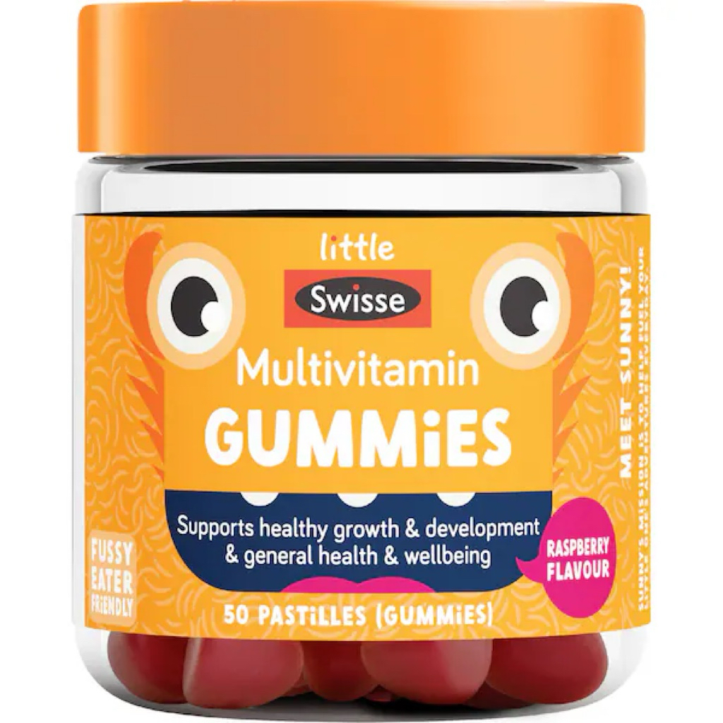 Jual Little Swisse Multivitamin Gummies Raspberry 50 pack | Shopee ...