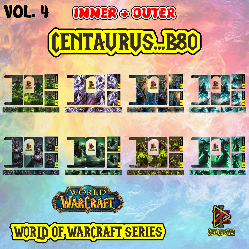 Jual STICKER WORLD OF WARCRAFT SERIES FULL BODY B80 | Shopee Indonesia