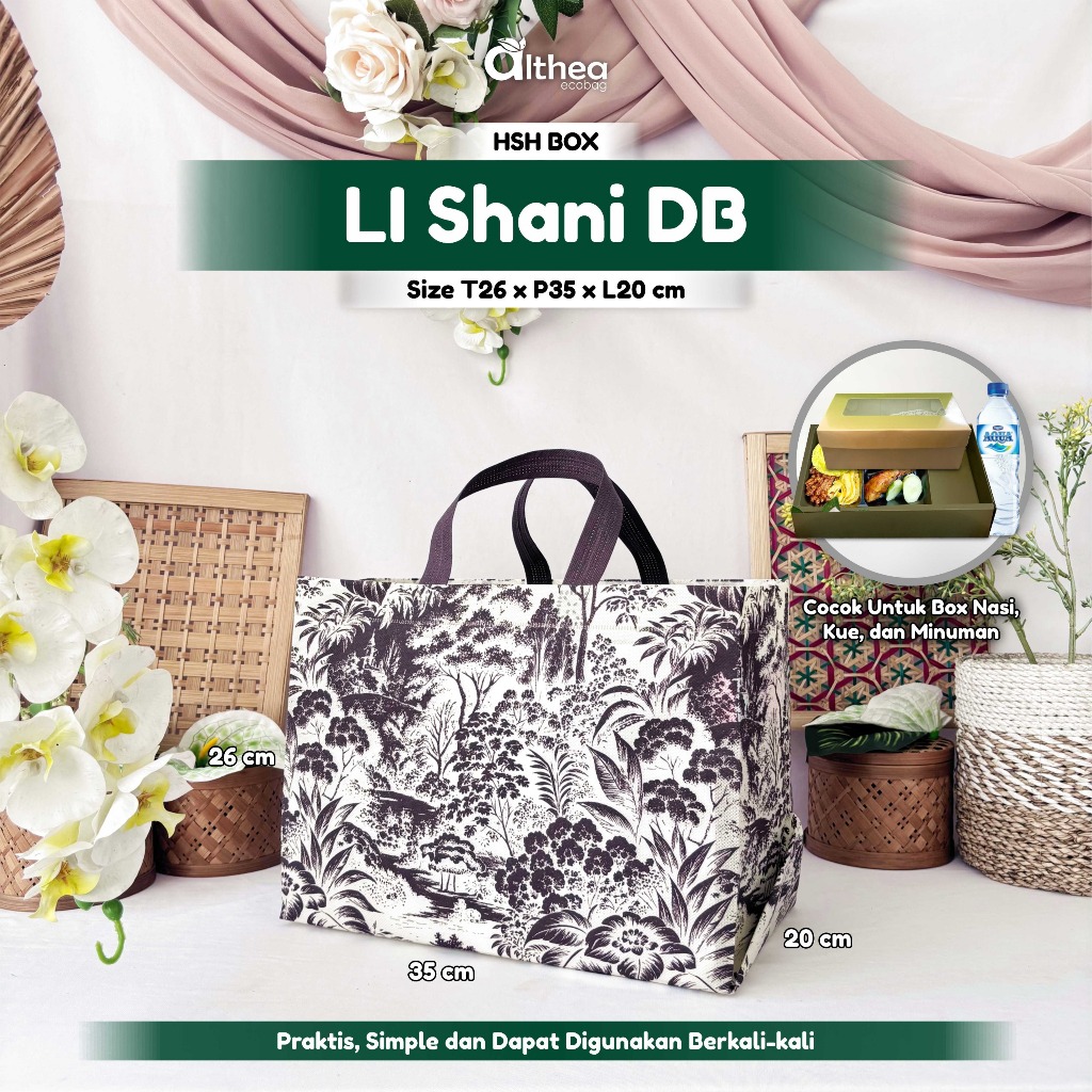 Jual Tas Tasyakuran Tas Belanja Tas Nasi Kotak 20x20 Tas