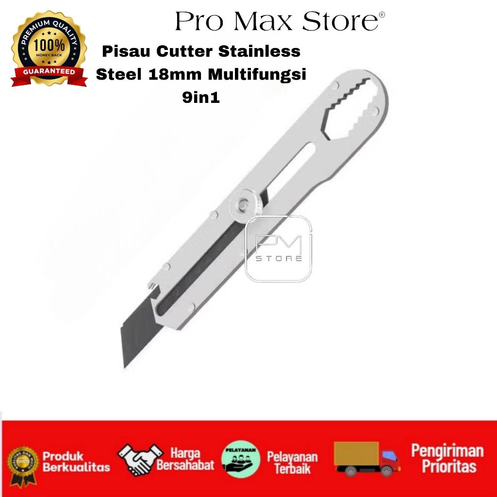 Jual PM - Vibox Cutter Stainless stanless Cuter Pisau Tajam Baja ...
