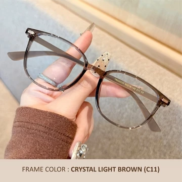 Eggry Eyewear Kacamata Anti Radiasi Minus Lensa Anti Blueray Photocromic Material TR 90 Metal
