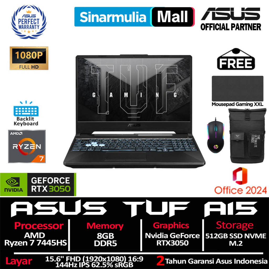 ASUS TUF Gaming A15 - Gambar 1
