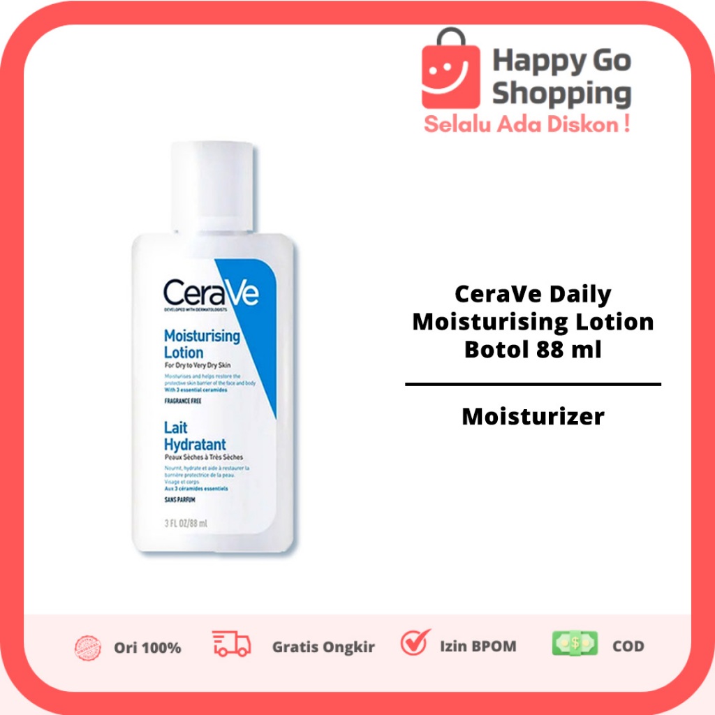 Jual CeraVe Daily Moisturising Lotion Botol 88 ml | Shopee Indonesia