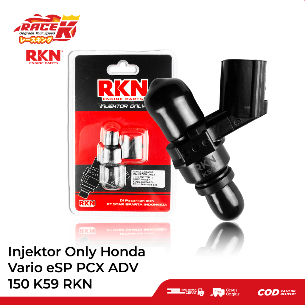 Jual RKN Injektor Injector Honda Vario PCX ADV 150 eSP ABS CBS LED K59 ...