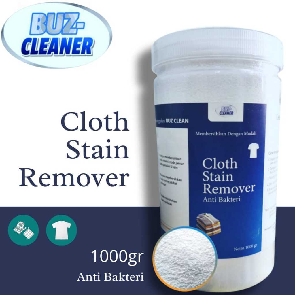 Jual BUZ CLEANER Serbuk Serbaguna Pembersih Noda Membandel Pada Pakaian ...