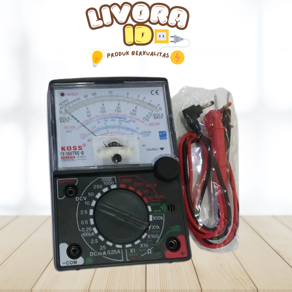 Jual Multitester/ Multimeter/ Avometer Analog Besar Premium KOSS ...