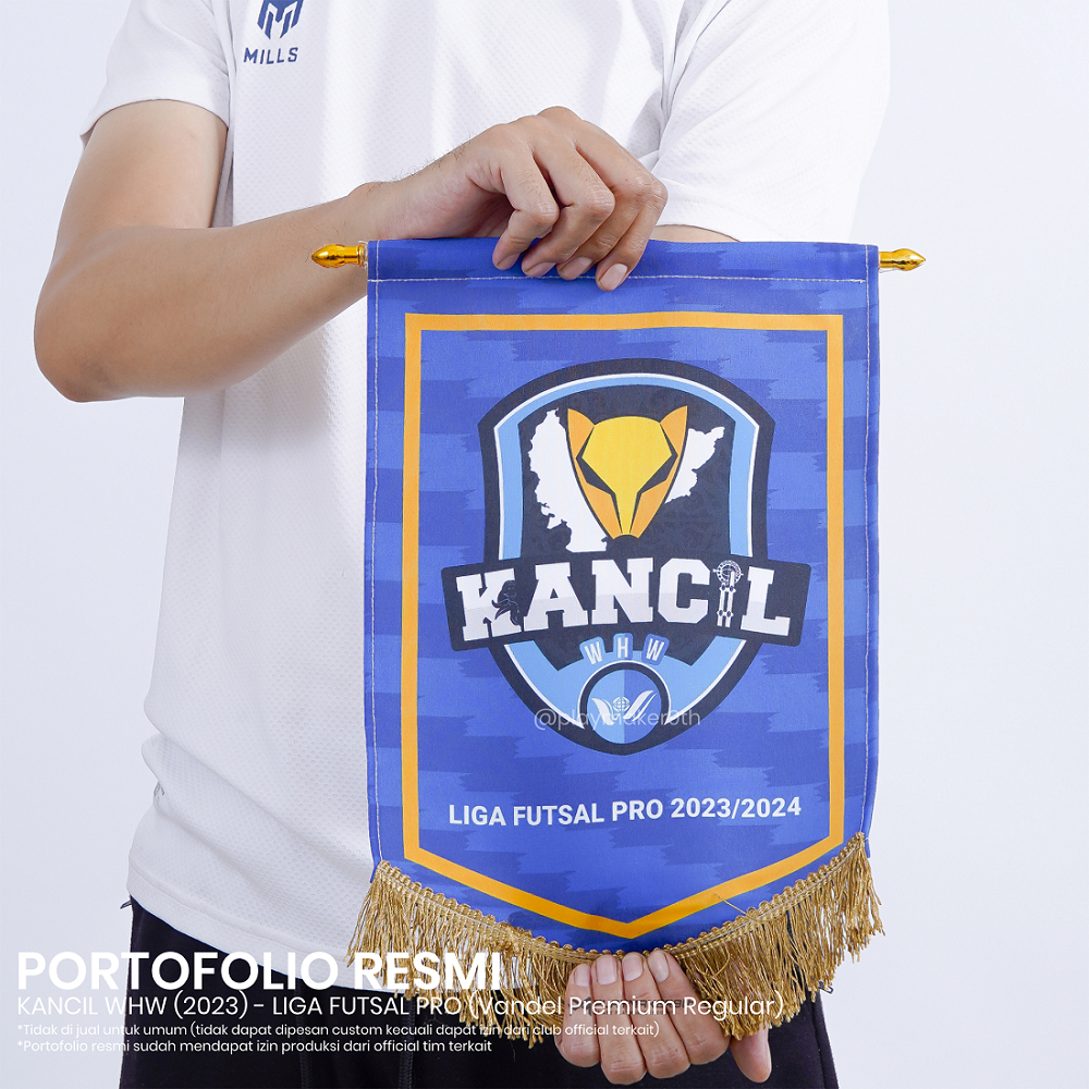 Jual Bendera Vandel Custom Pennant Sepakbola Futsal Kain Premium Basic ...