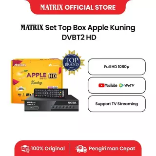 MATRIX Set Top Box Apple Kuning DVBT2 HD / STB TV Digital