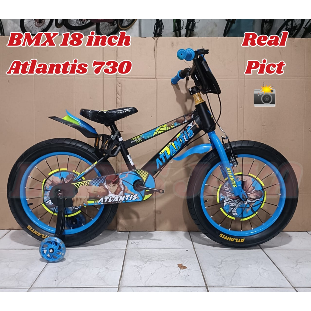 Jual SEPEDA BMX 18 INCH ATLANTIS 730 BAN JUMBO 3.0 TAMENG MUSIK BY ...