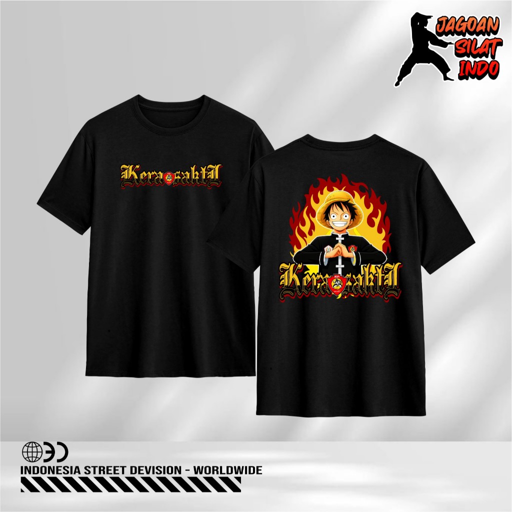 Jual KAOS LUFFY IKSPI KERA SAKTI 1980 // KAOS IKSPI ANIME ONE PIECES ...