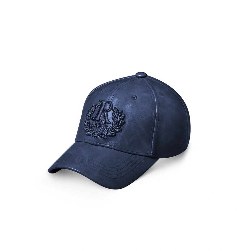 Jual RUCAS Crown Paint Leather Black Cap RUCAS Crown Grey Leather Cap ...