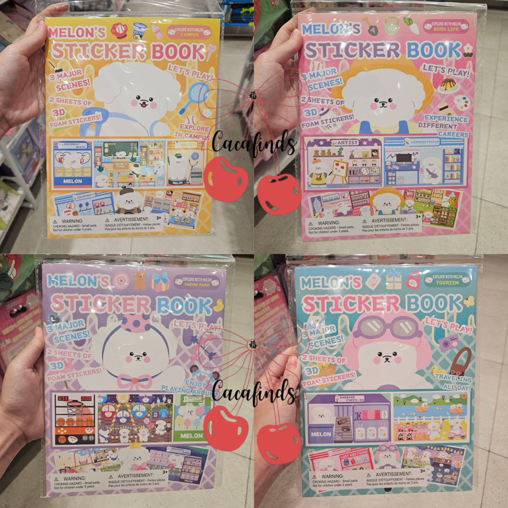 Jual MINISO‼️DIY Crafting Different 3D Scenes Sticker Book / 3D Sticker ...