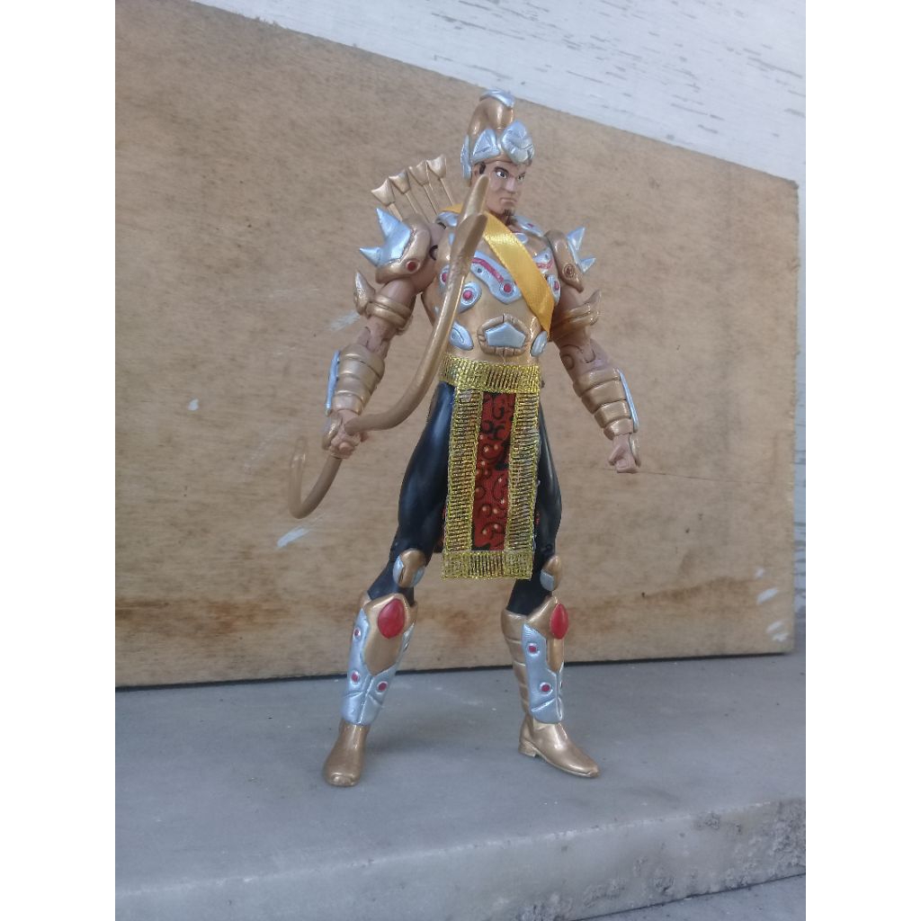 Jual custom action figure wayang Arjuna Pandawa 5 lima mahabharata ...