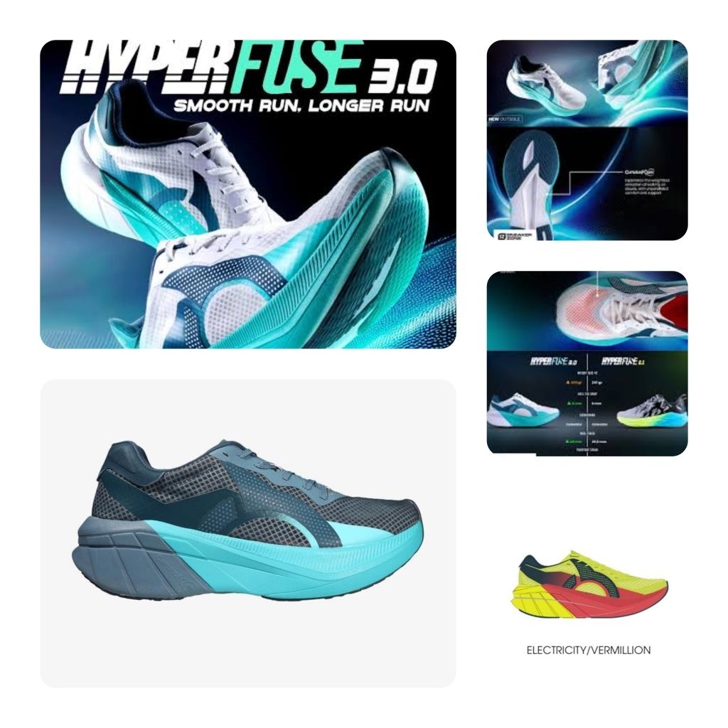Jual Hyperfuse 3.0 sepatu lari ortuseight | Shopee Indonesia
