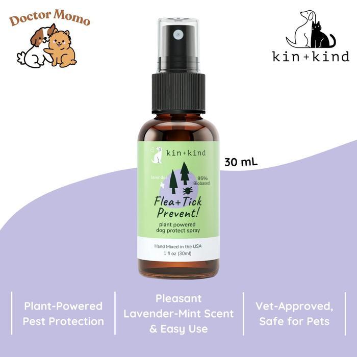 Jual Kin+Kind Flea Tick Prevent Plant Powered Dog Protect Spray ...