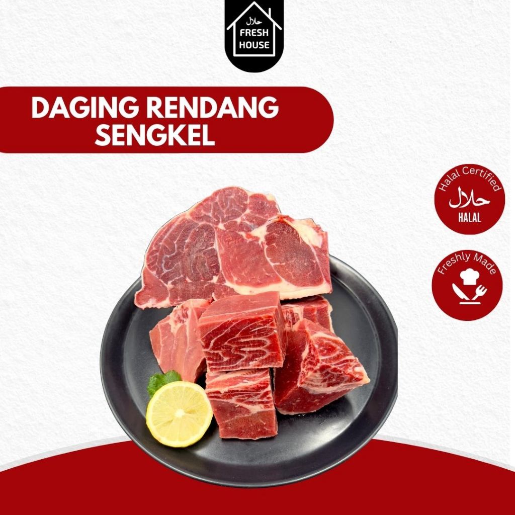 Jual DAGING RENDANG SENGKEL 500GR DAN 1KG | Shopee Indonesia