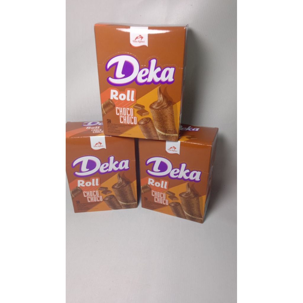 Jual Deka Wafer Roll Choco Choco 1 box isi 24 pcs 6,5 g 1000 an ...