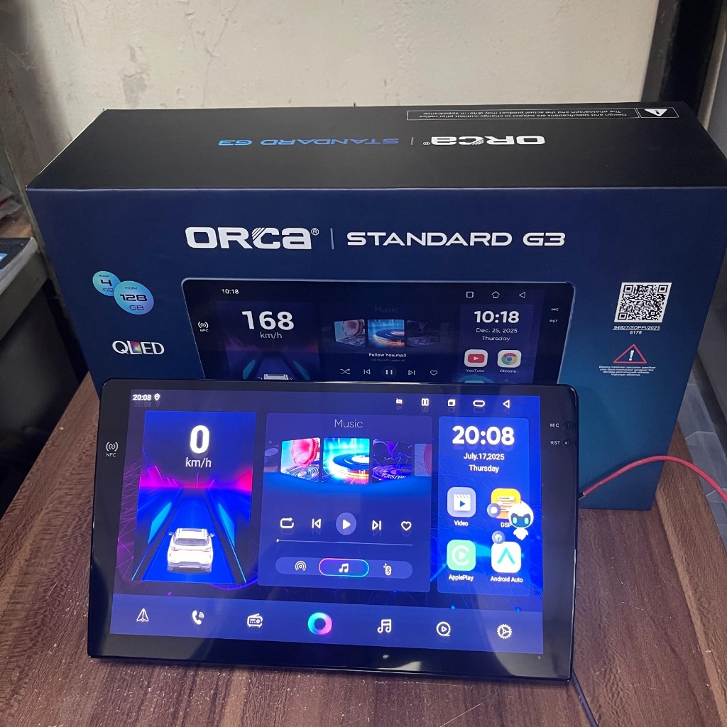 Jual Headunit Android Orca Standard Series G3 QLED NFC 9 Inch ADR 9988 ...