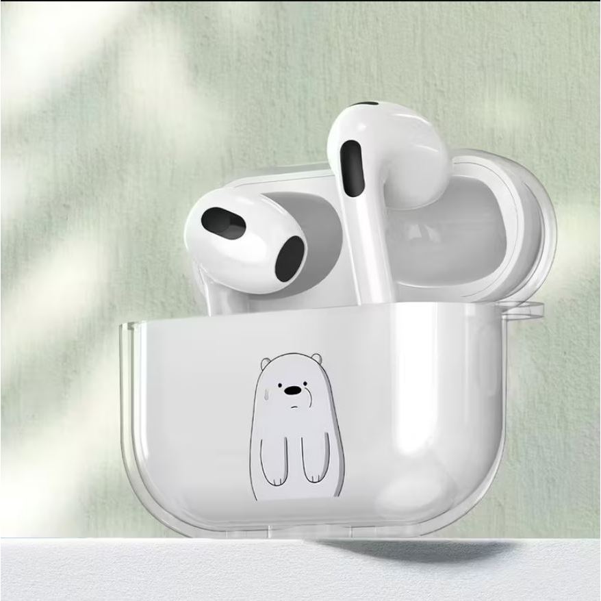 Jual Case AIRPODS MOTIF ICE BEAR Cocok Untuk Airpod Gen 1/2 GEN 3 / GEN ...