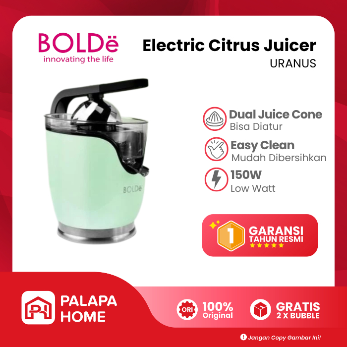 Jual Bolde Super Electric Citrus Juicer Uranus | Perasan Jeruk Lemon ...