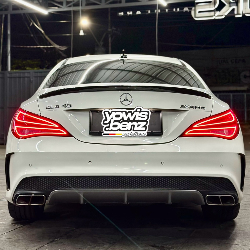Jual DUCKTAIL AMG W117 CLA 45 REAL CARBON WING SPOILER CANARDS SIRIP ...