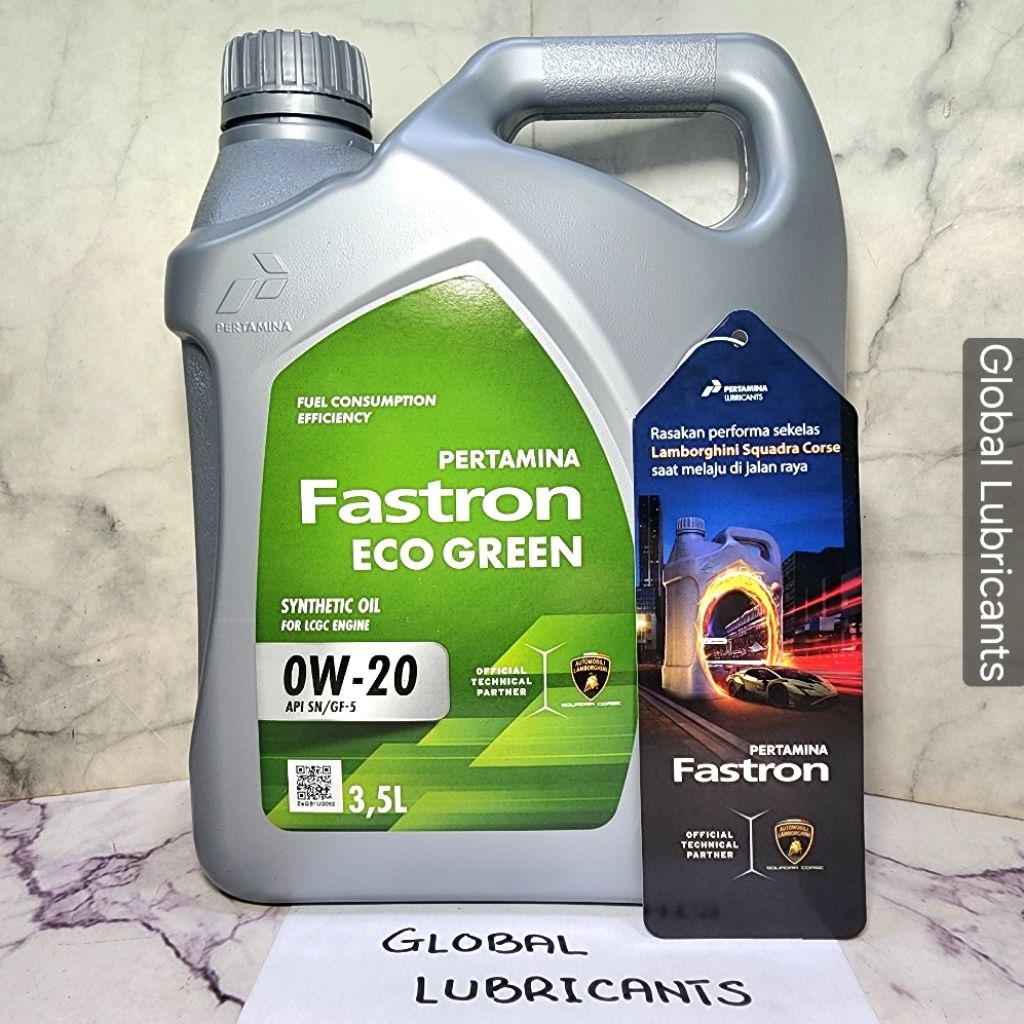 Jual ALL NEW! Pertamina Fastron ECO Green 0W-20 3,5 Liter (Oli Mesin ...