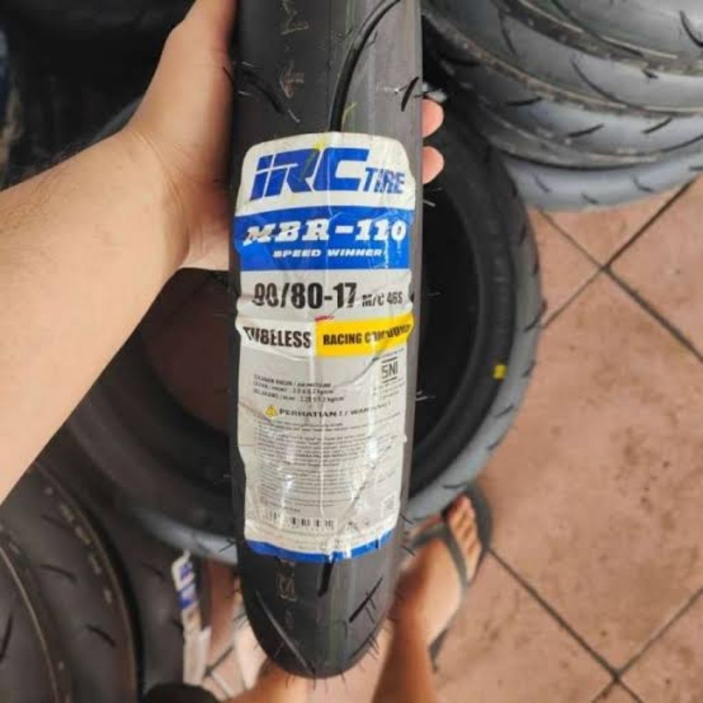 Jual IRC MBR 110 SOFTCOMPOUND 90/80 RING 17 TUBELESS | Shopee Indonesia