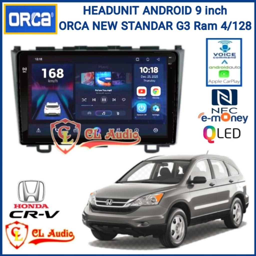 Jual Head Unit Android ORCA New Standar 9 Inch CRV 2007-2011 Ram 4 ...