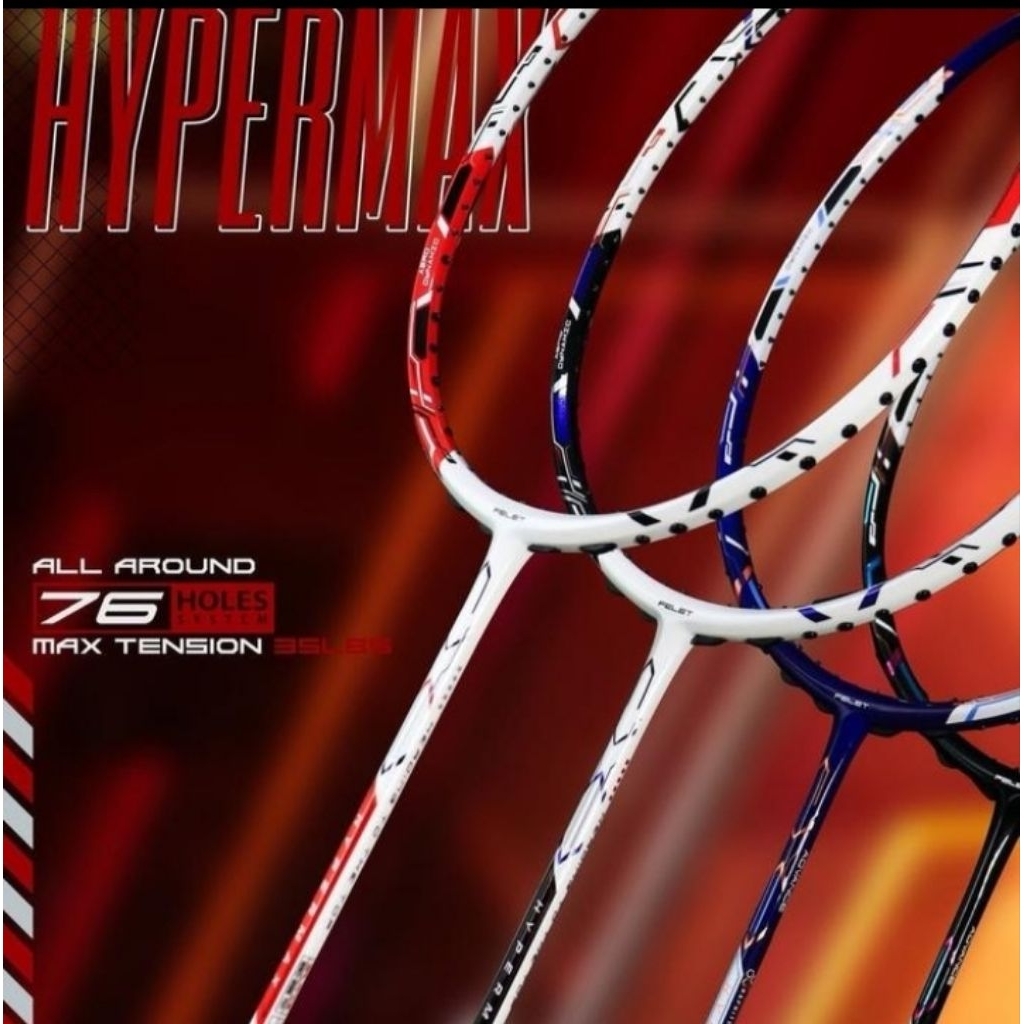 Jual RAKET BADMINTON FELET HYPERMAX ORIGINAL | Shopee Indonesia