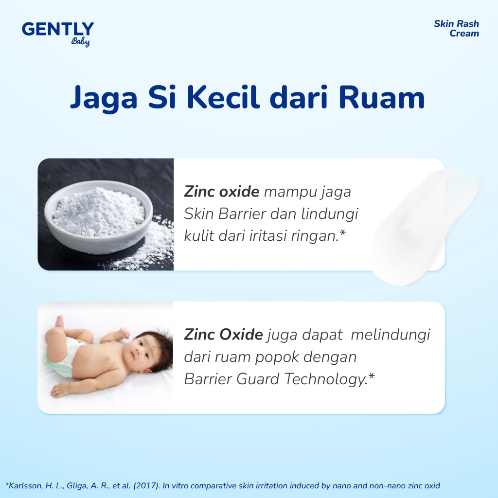 Jual GENTLY Baby Rash Cream 20 gr | Krim Pereda Ruam Popok pada Bayi ...