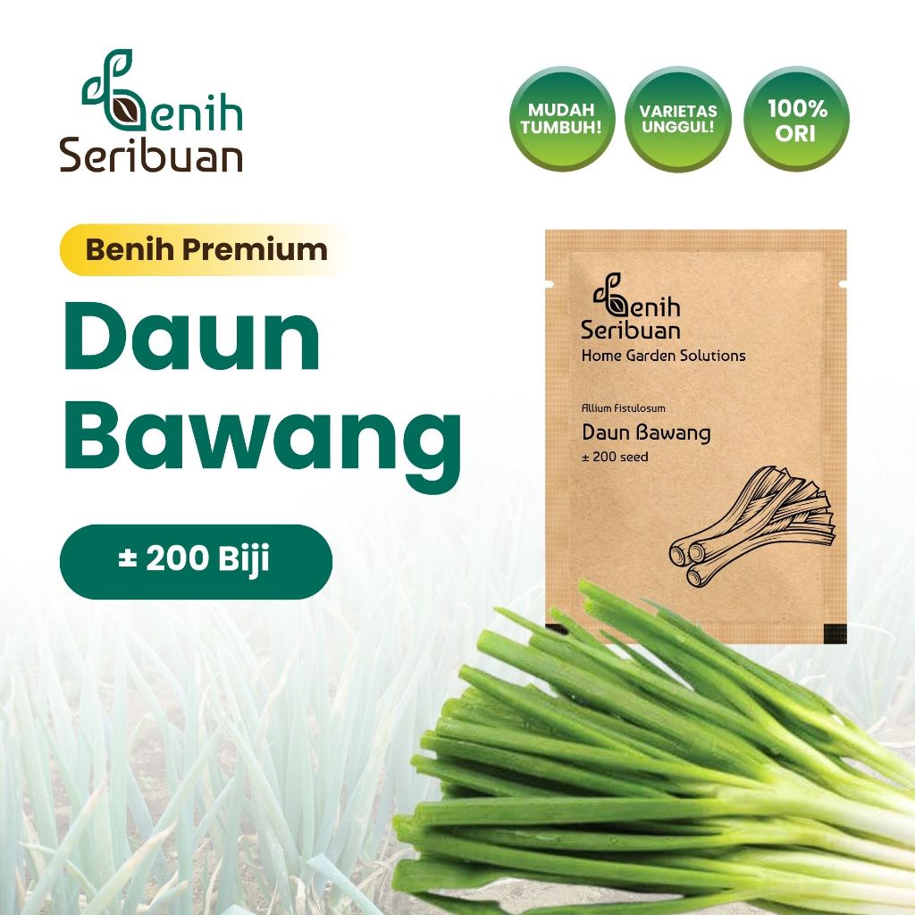 Benih Seribuan - Benih Sayuran Daun Bawang Unggul