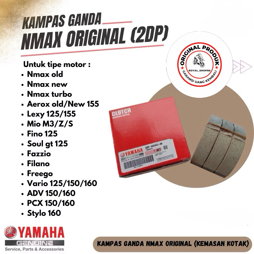 Jual YGP KAMPAS GANDA ONLY 2DP YAMAHA NMAX AEROX LEXI PNP HONDA PCX ADV ...