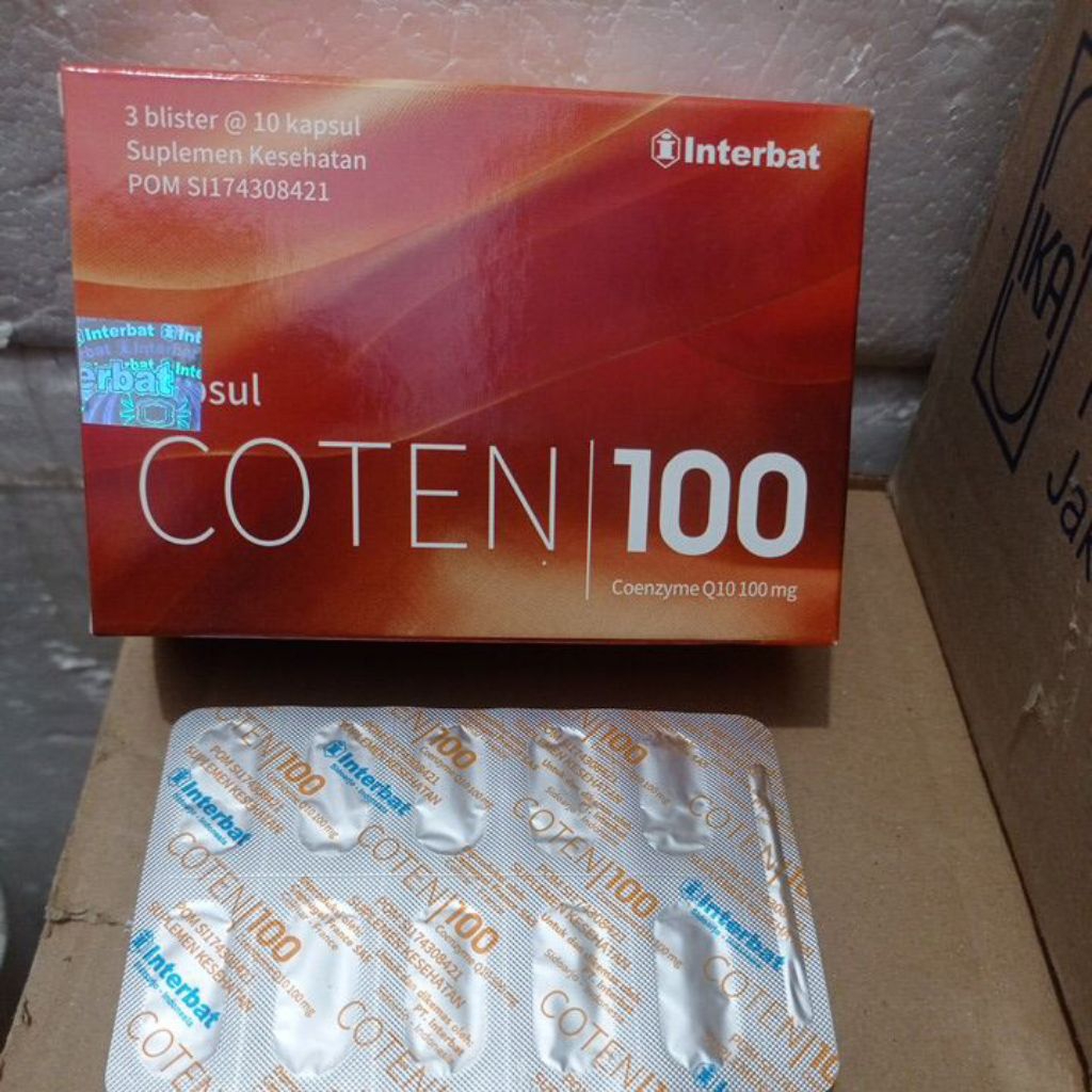 Jual coten 100mg 1 strip 10 kapsul | Shopee Indonesia