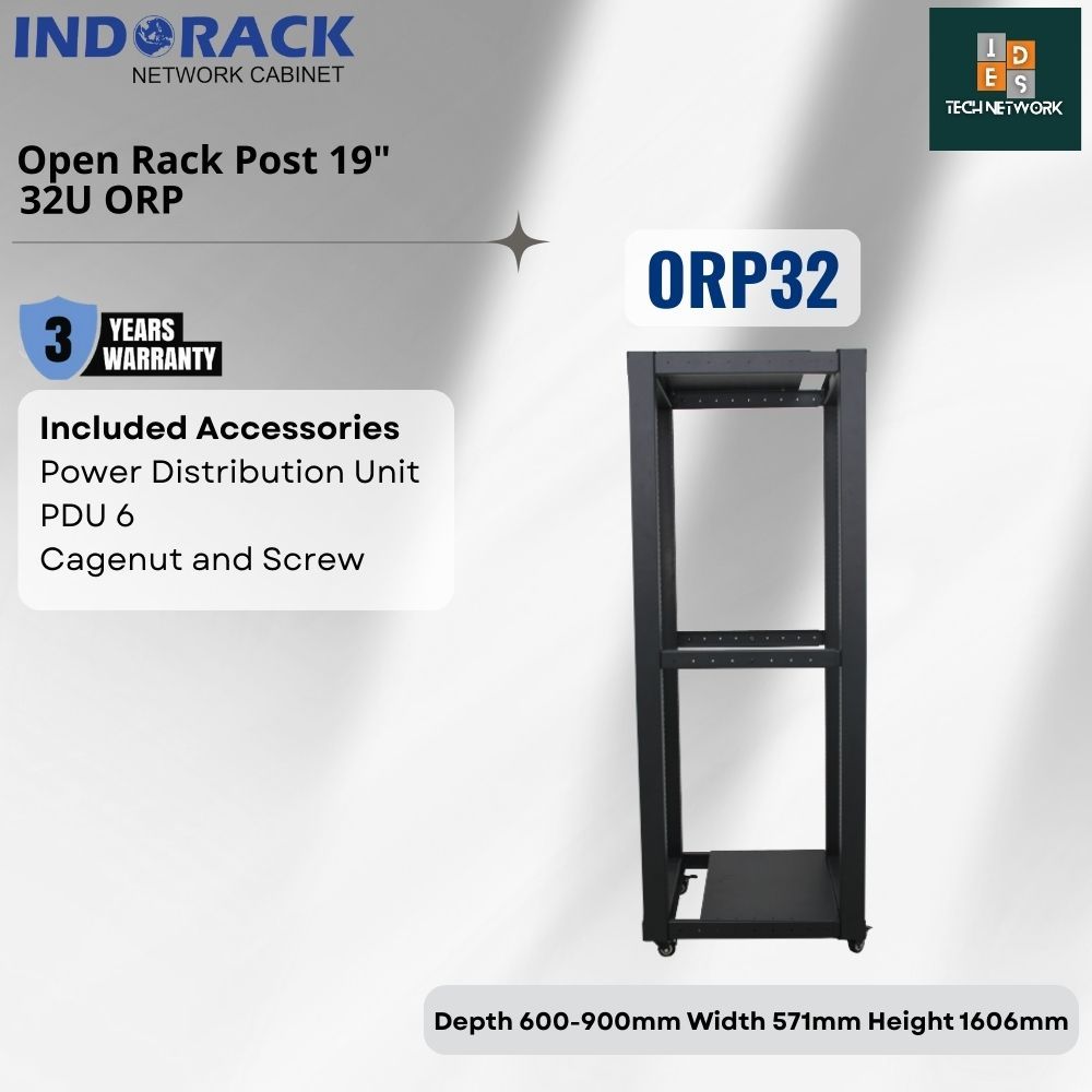 Jual Indorack Open Rack Post ORP32 32U Rack Server | Shopee Indonesia