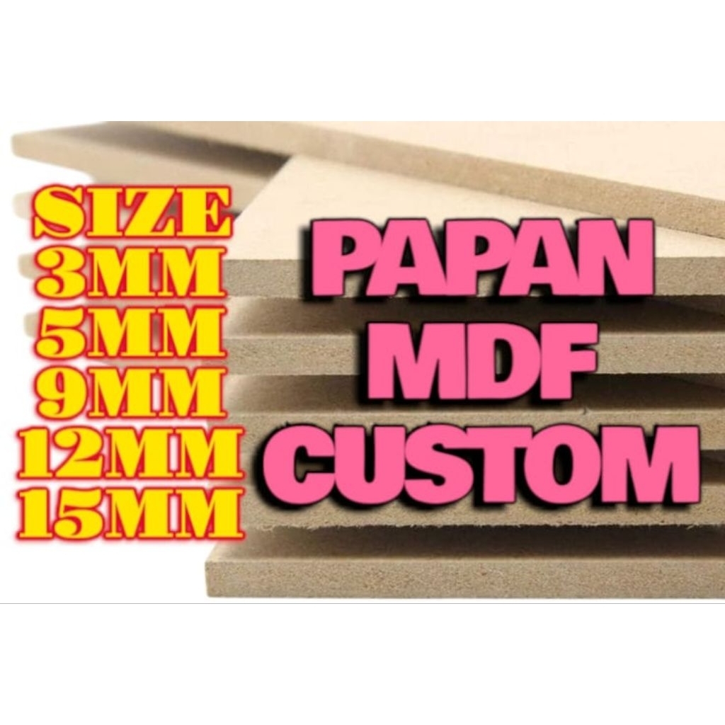 Jual PapanMDF/Mdf Potongan/Mdf custom | Shopee Indonesia