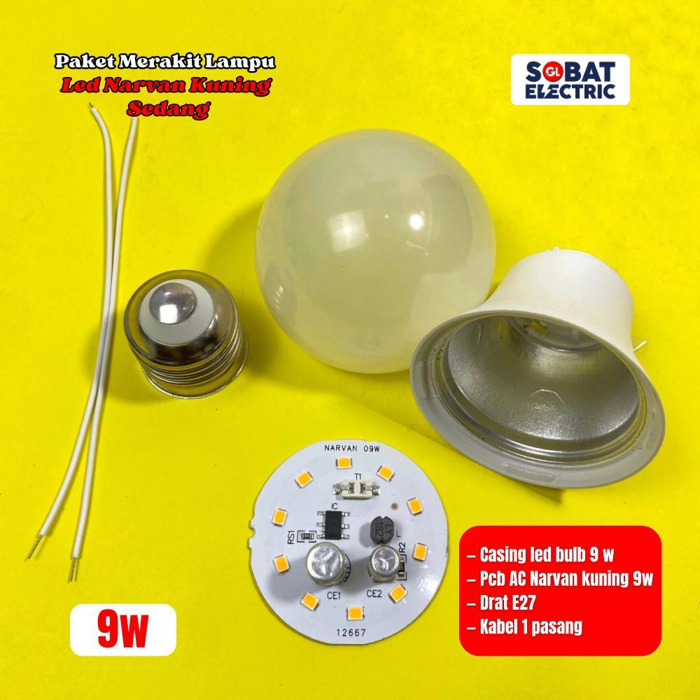 Jual Paket Merakit Lampu LED Narvan Cahaya Kuning - Rakitan Lampu LED ...