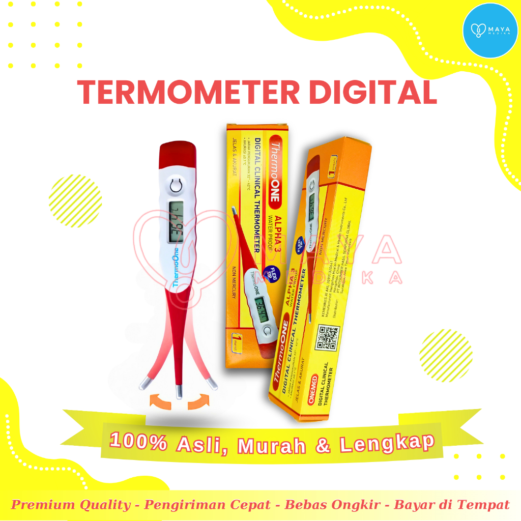 Jual Termometer Digital Alpa 3 One Med | Shopee Indonesia