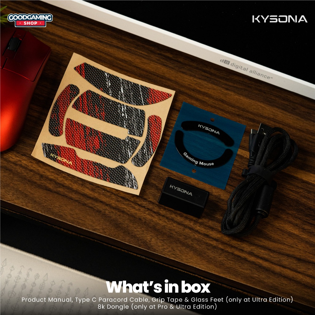 Jual KYSONA Jupiter Series Wireless Tri-mode Gaming Mouse Up To ...