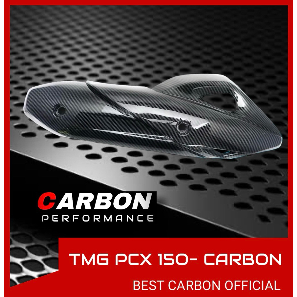 Jual TUTUP KNALPOT PCX 150 CARBON GLOSY ️tutup knalpot pcx 150 carbon ...